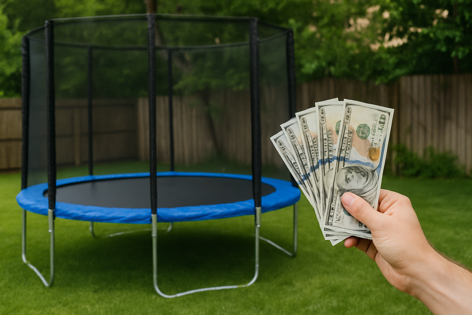 Combien coûte un trampoline?