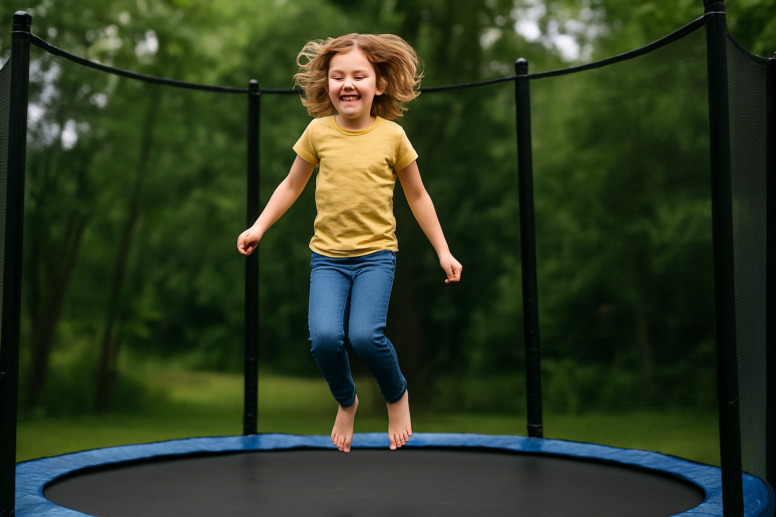 Le trampoline est-il bon pour la santà des enfants?