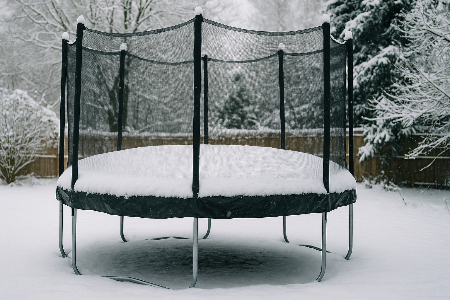 Comment protéger le trampoline pour l’hiver ?