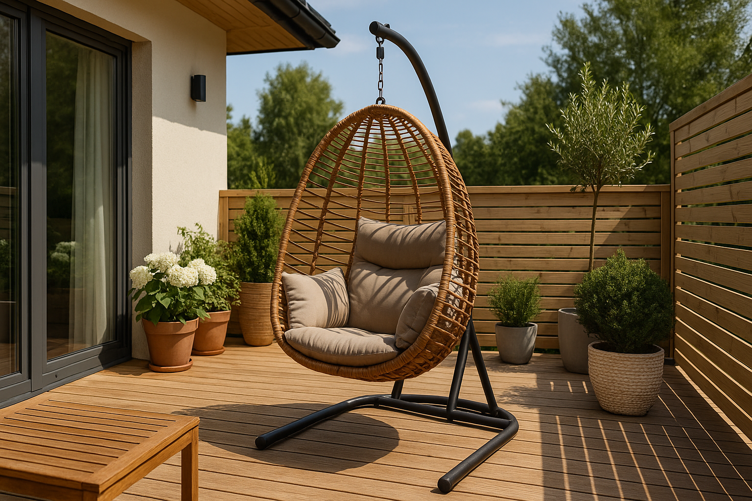 Balançoire pour terrasse