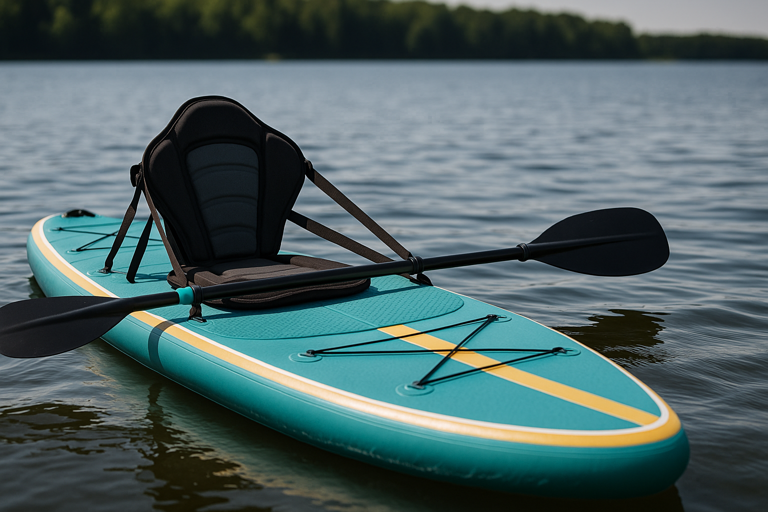 Planche de SUP avec siège de kayak