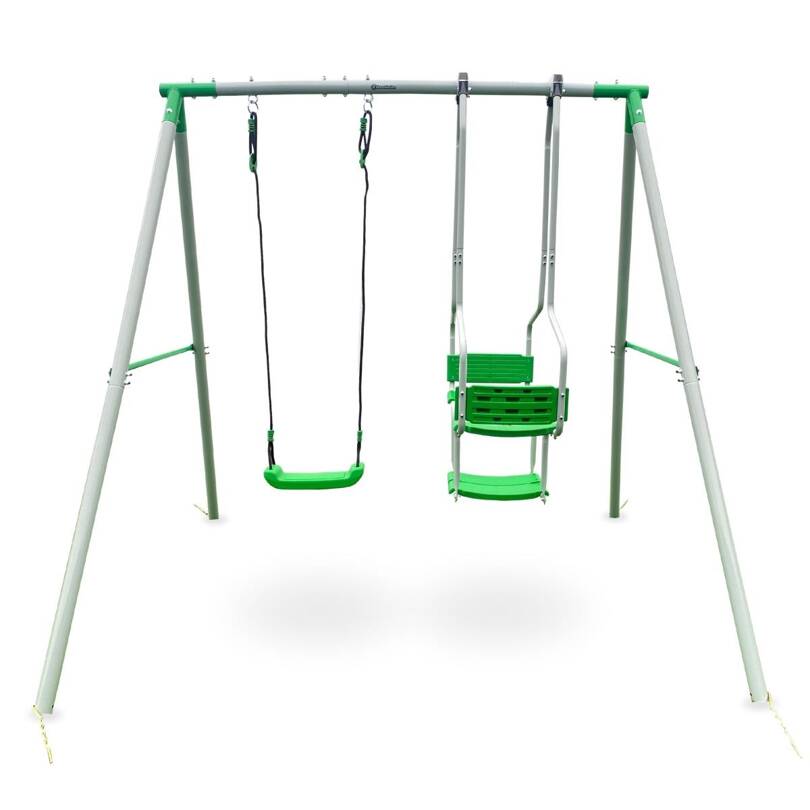 Balançoire de jardin 3 personnes pour enfants - aire de jeux de jardin