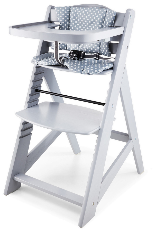 Chaise d'allaitement en bois Moby-System WOODY - couleur grise
