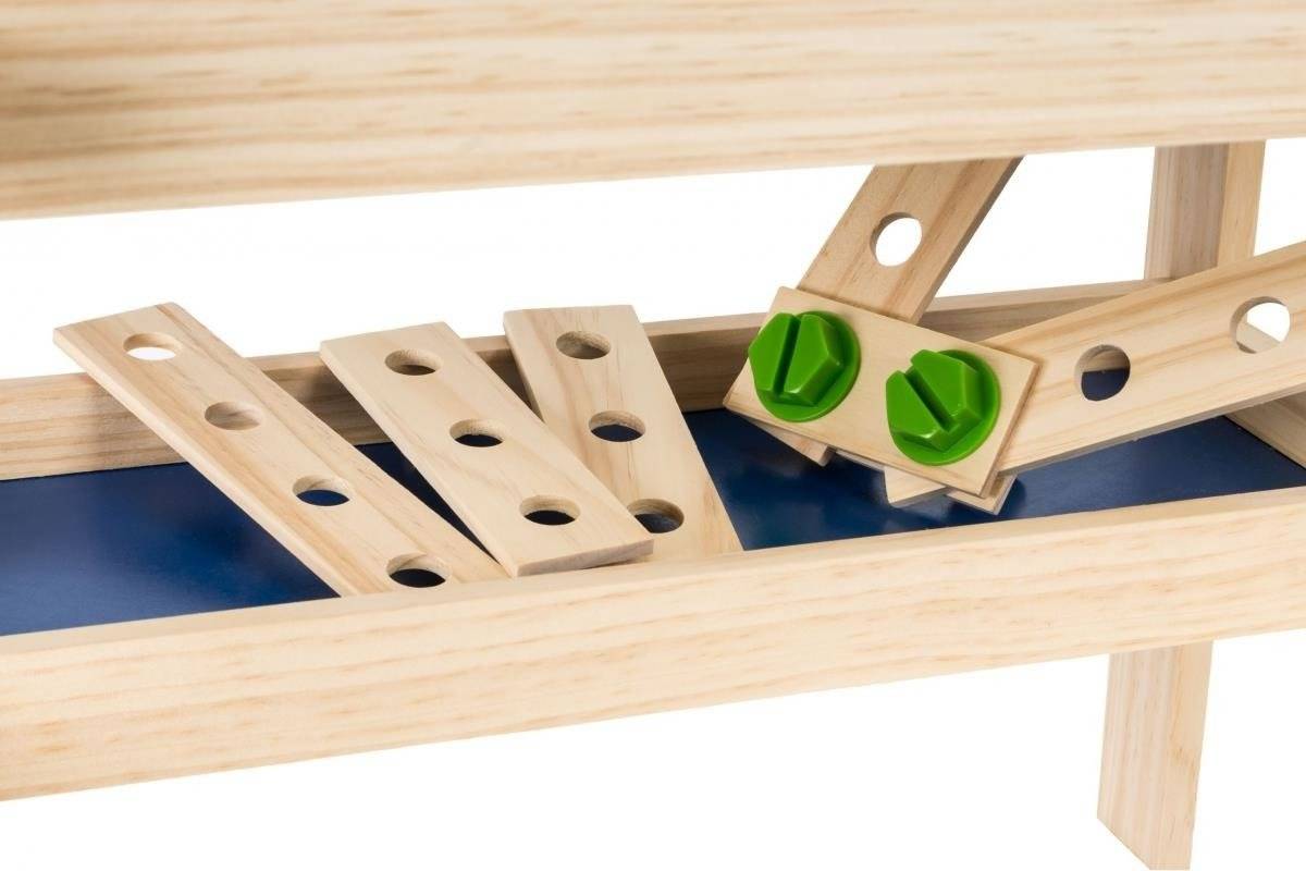 Coffret de bricolage en bois XXL - 75 pièces + ceinture porte