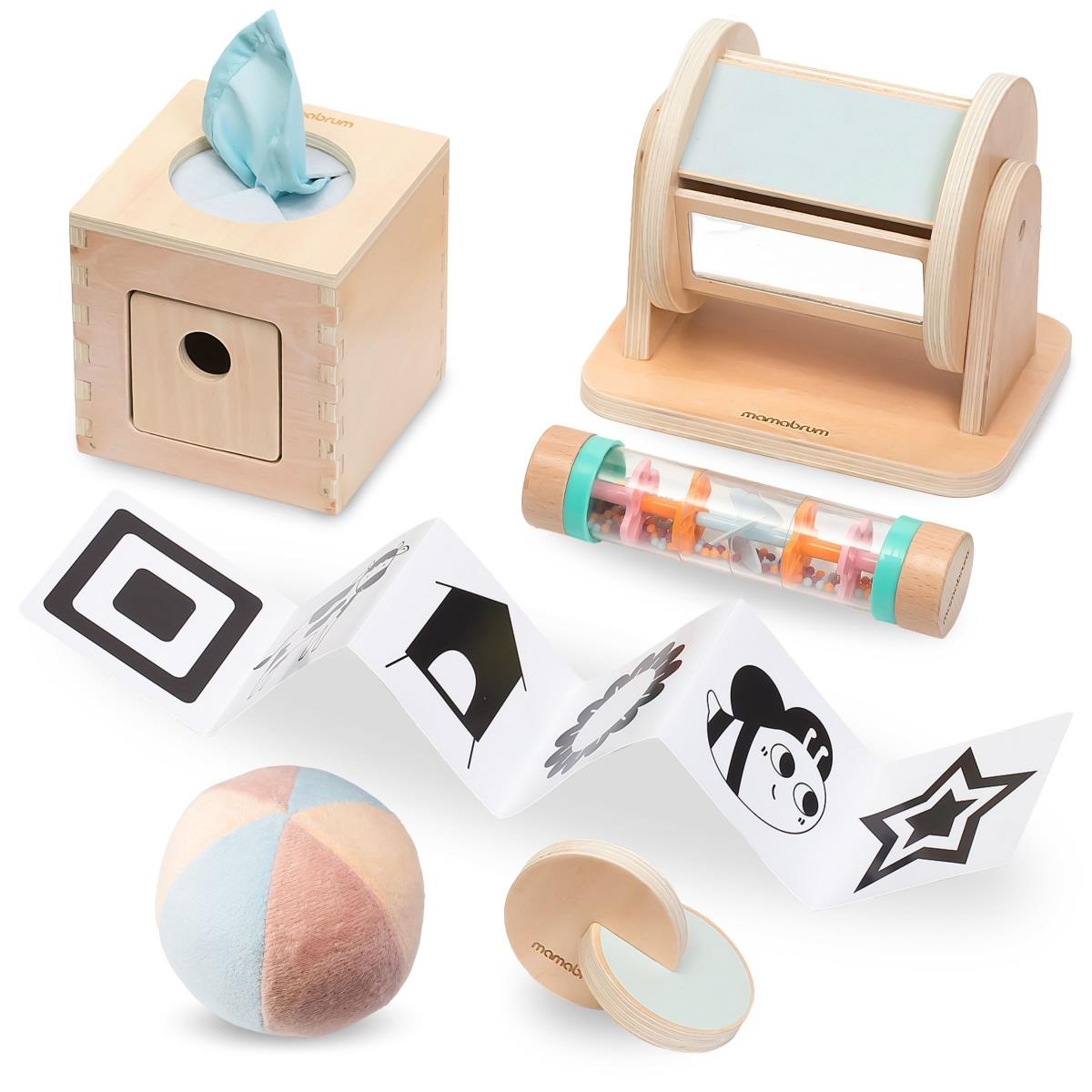 Ensemble de jouets Montessori pour les enfants de 0 à 6 mois