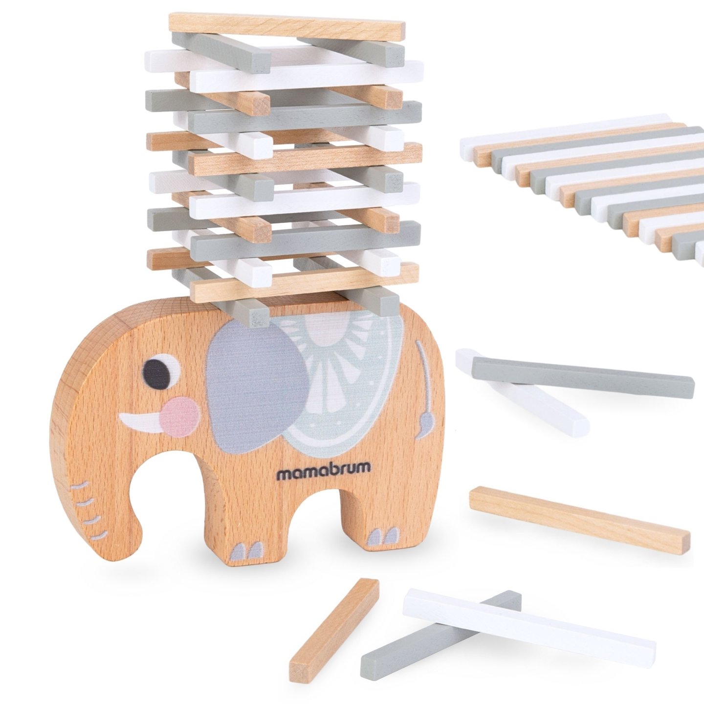 Jeu d'arcade en bois - Elephant