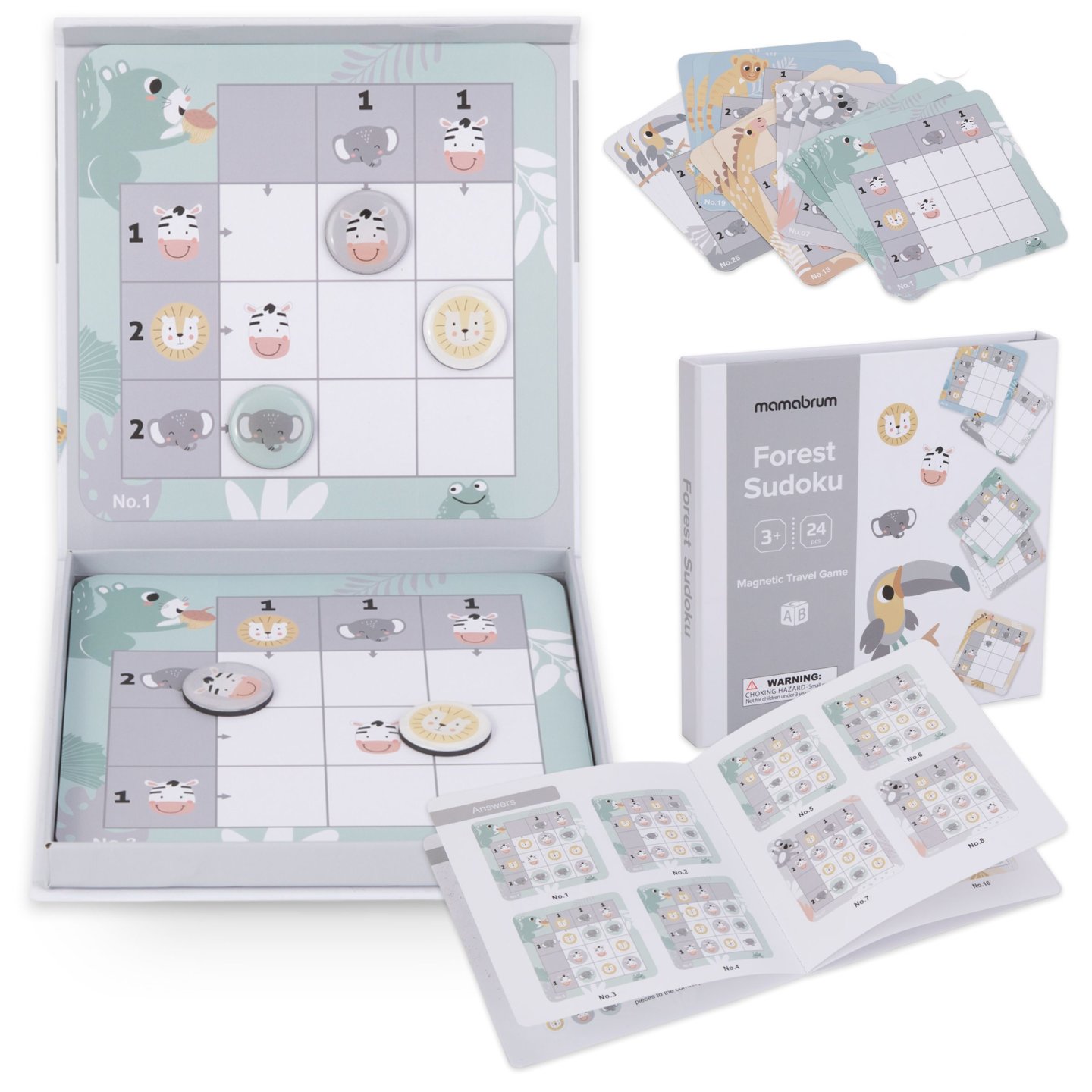 Jeu de voyage magnétique - Sudoku pour enfants