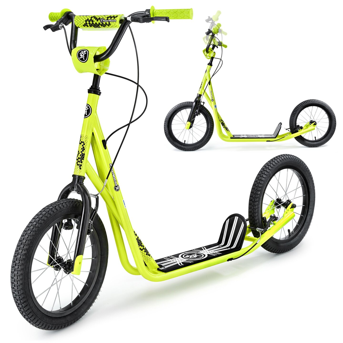 Scooter de ville Hypermotion RUNKIE avec roues gonflables de 16'' (40 cm)