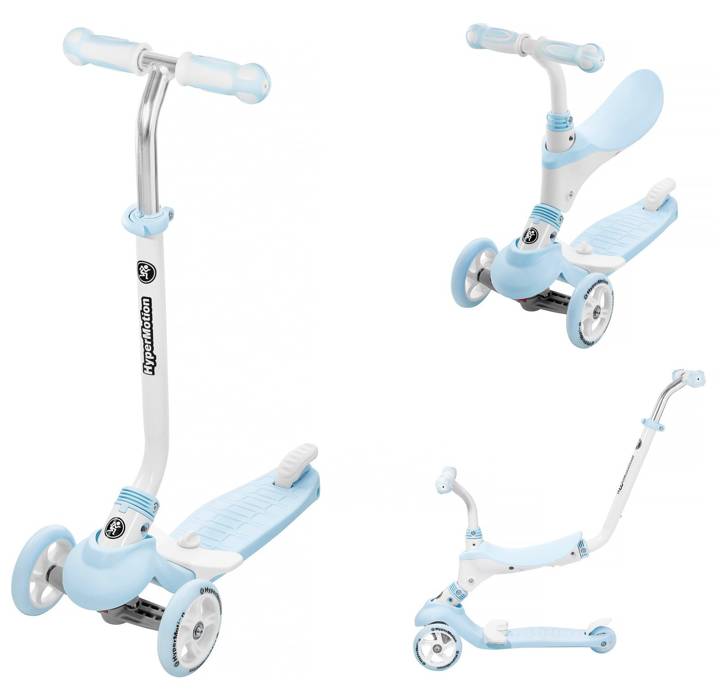 Scooter d'équilibre 5in1 HyperMotion - bleu