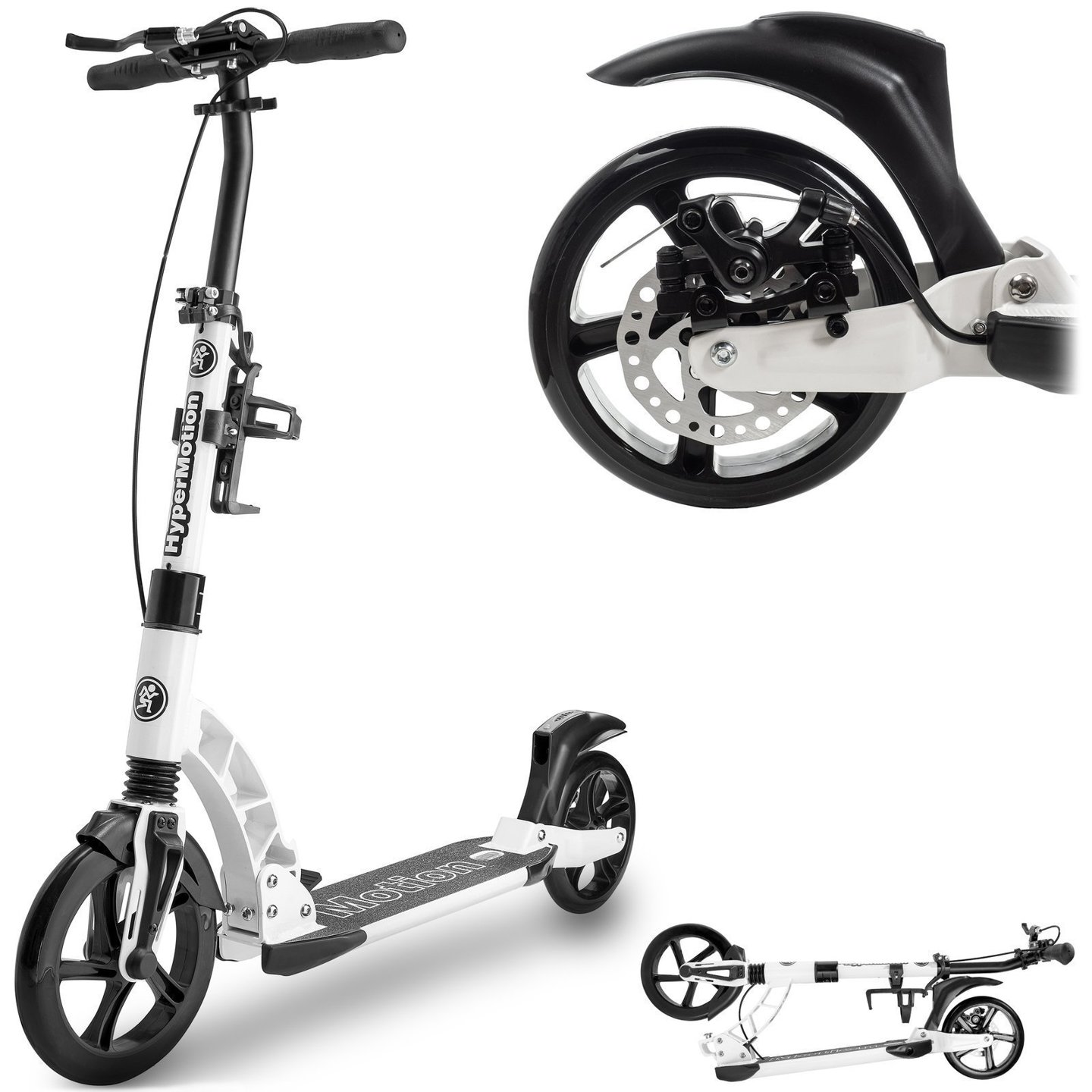 Scooter pour adultes HyperMotion REGAMO - blanc