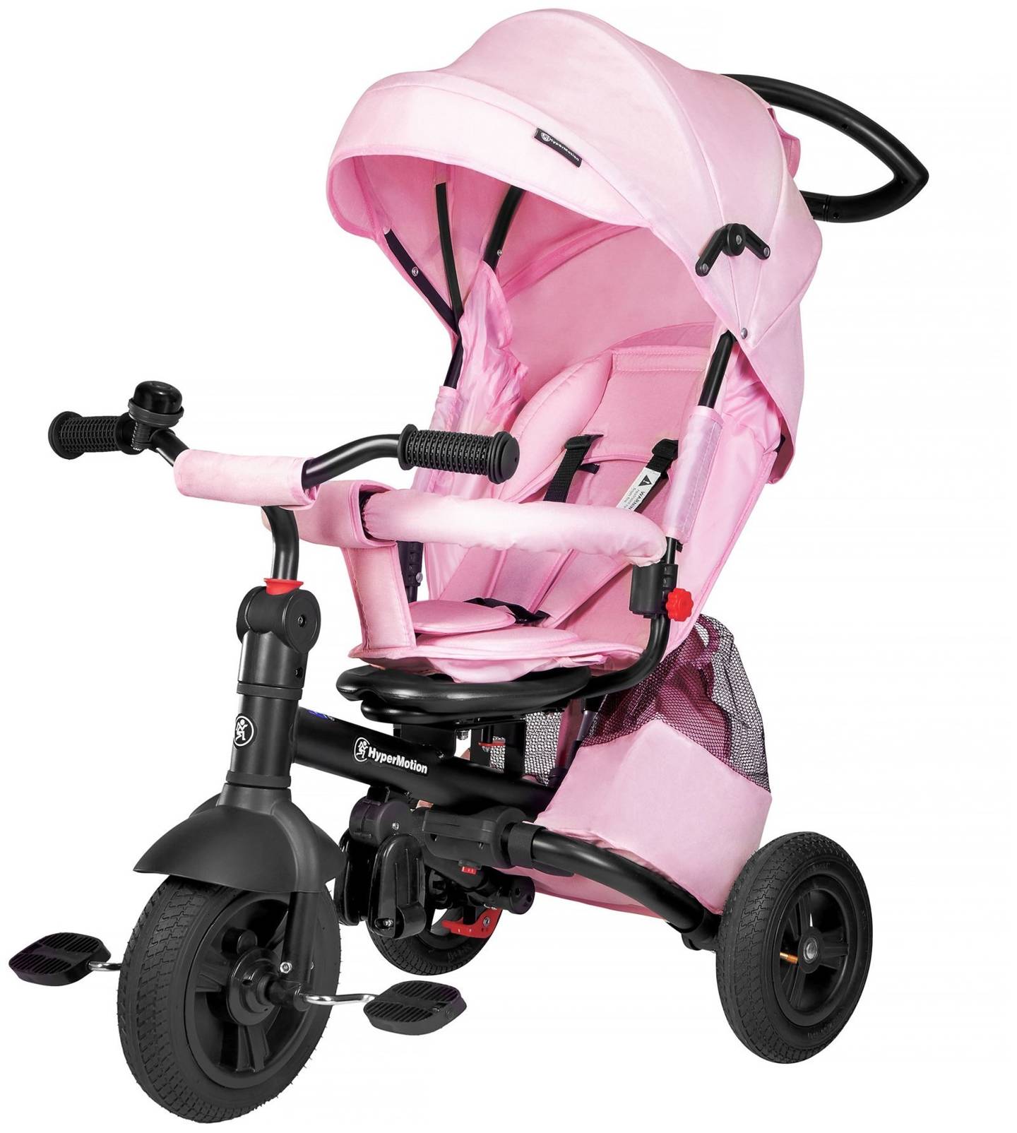 Tricycle Tobi Velar + film de pluie - rose