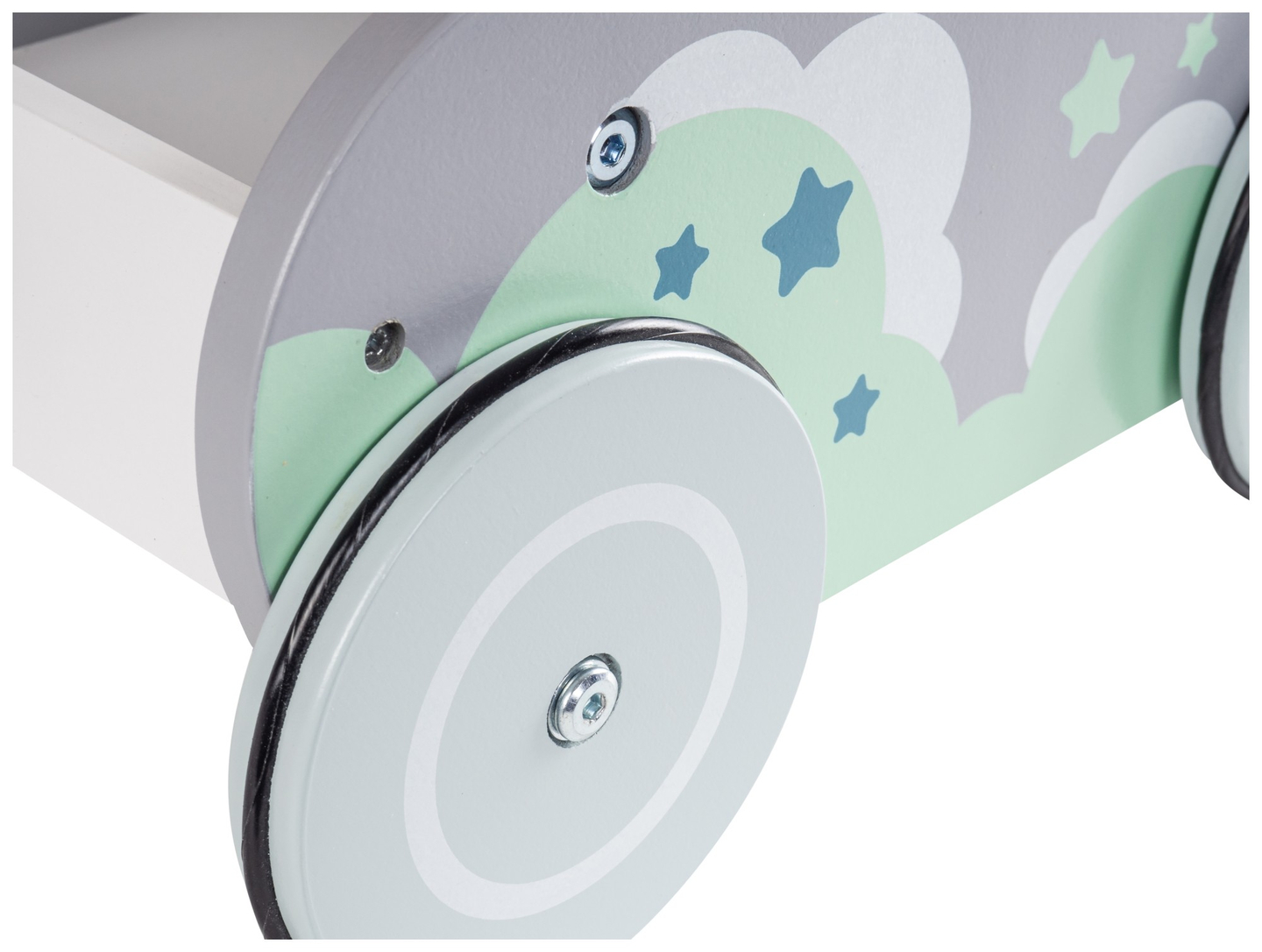 Marcheur pour poussette en bois