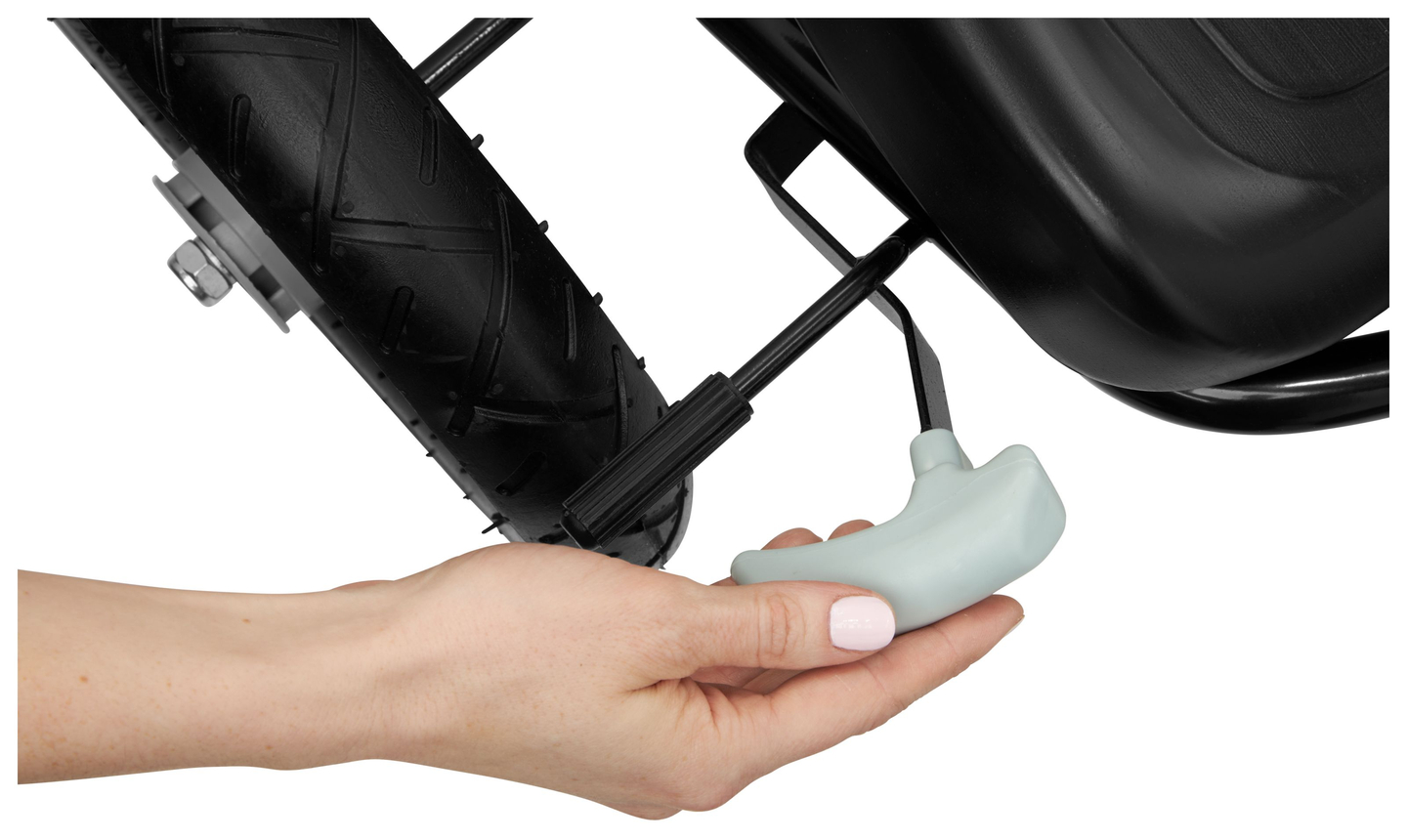 Kart à pédales EVOQUE pour enfants de 5 à 8 ans - gris