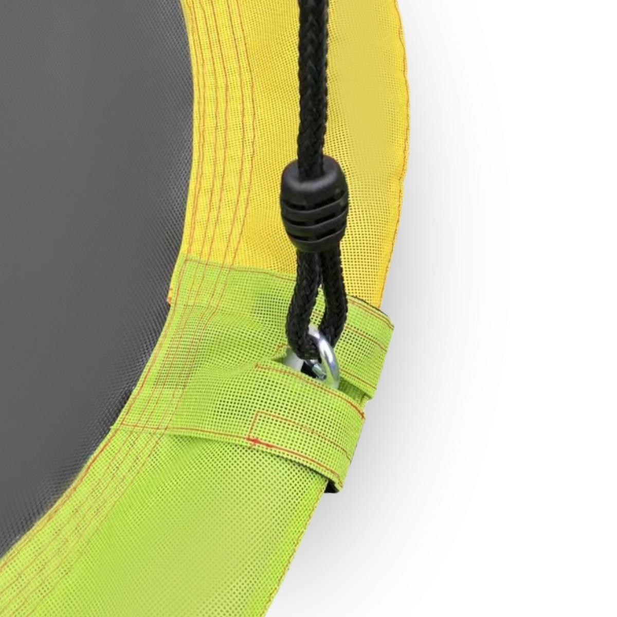 Aire de jeux de jardin XL pour enfants avec balançoire nid de cigogne, échelle et filet d'escalade