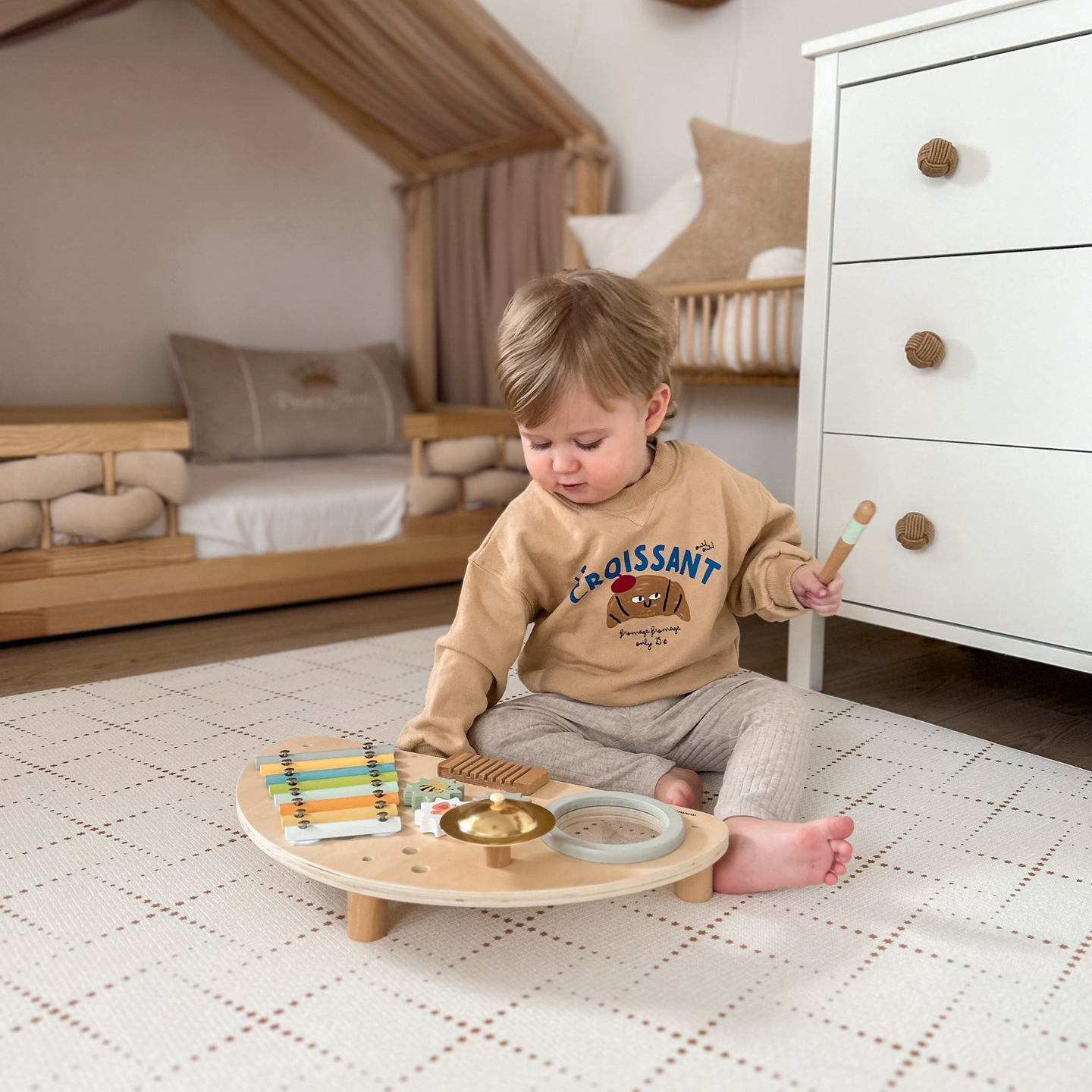 Centre musical en bois pour enfants