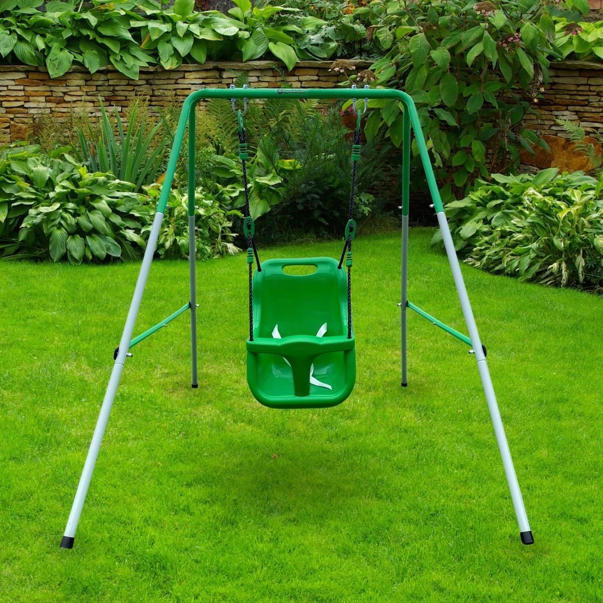 Balançoire pour bébés et tout-petits avec ceinture de sécurité