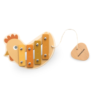 Jeu d'instruments avec motif de poulets