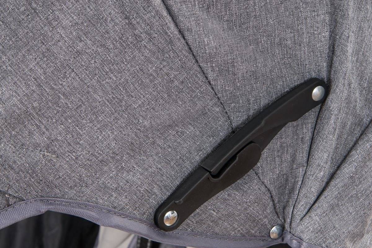 Tricycle Tobi Velar + film de pluie - gris