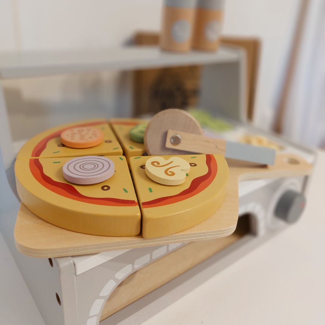 Set de cuisson pour pizza en bois