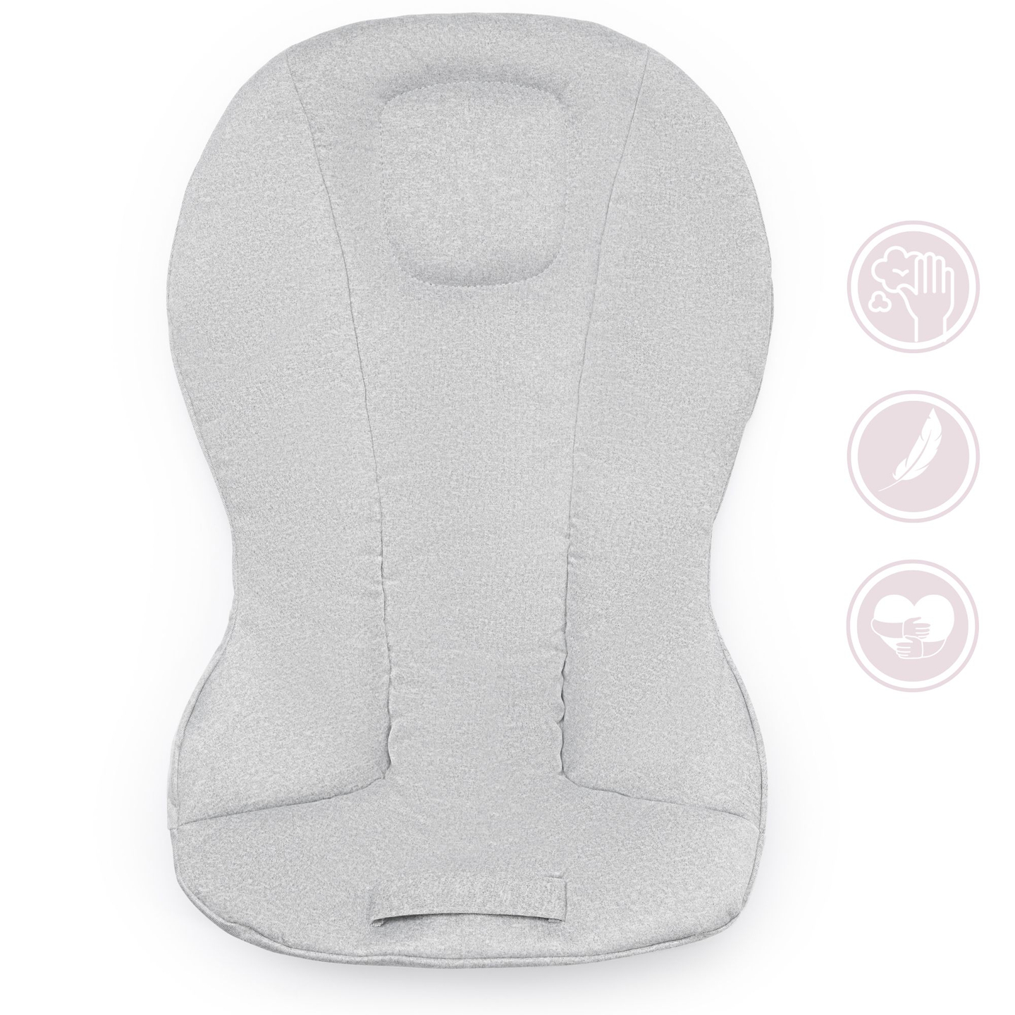 Fauteuil à bascule 2-en-1 Moby-Système LILY - gris