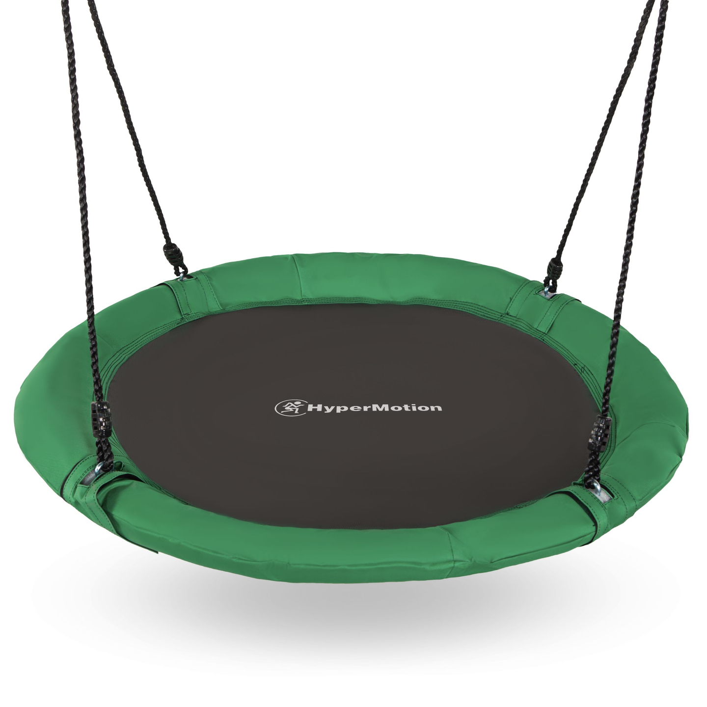 Balançoire de jardin double avec cadre et cordes - siège et nid de cigogne