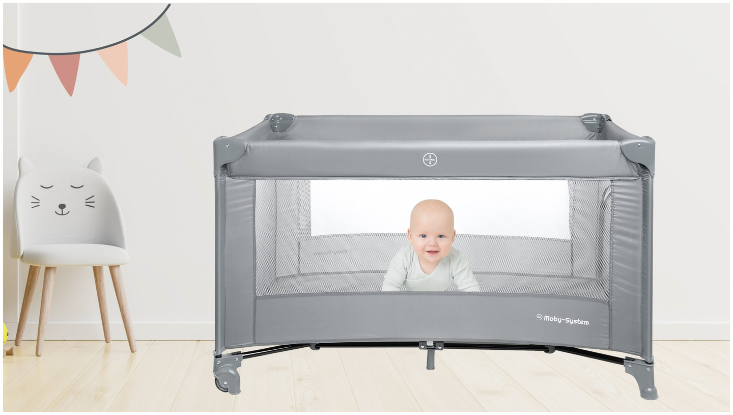 Lit de voyage Happy Traveller BASIC - gris