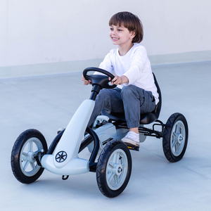 Kart à pédales EVOQUE pour enfants de 5 à 8 ans - gris