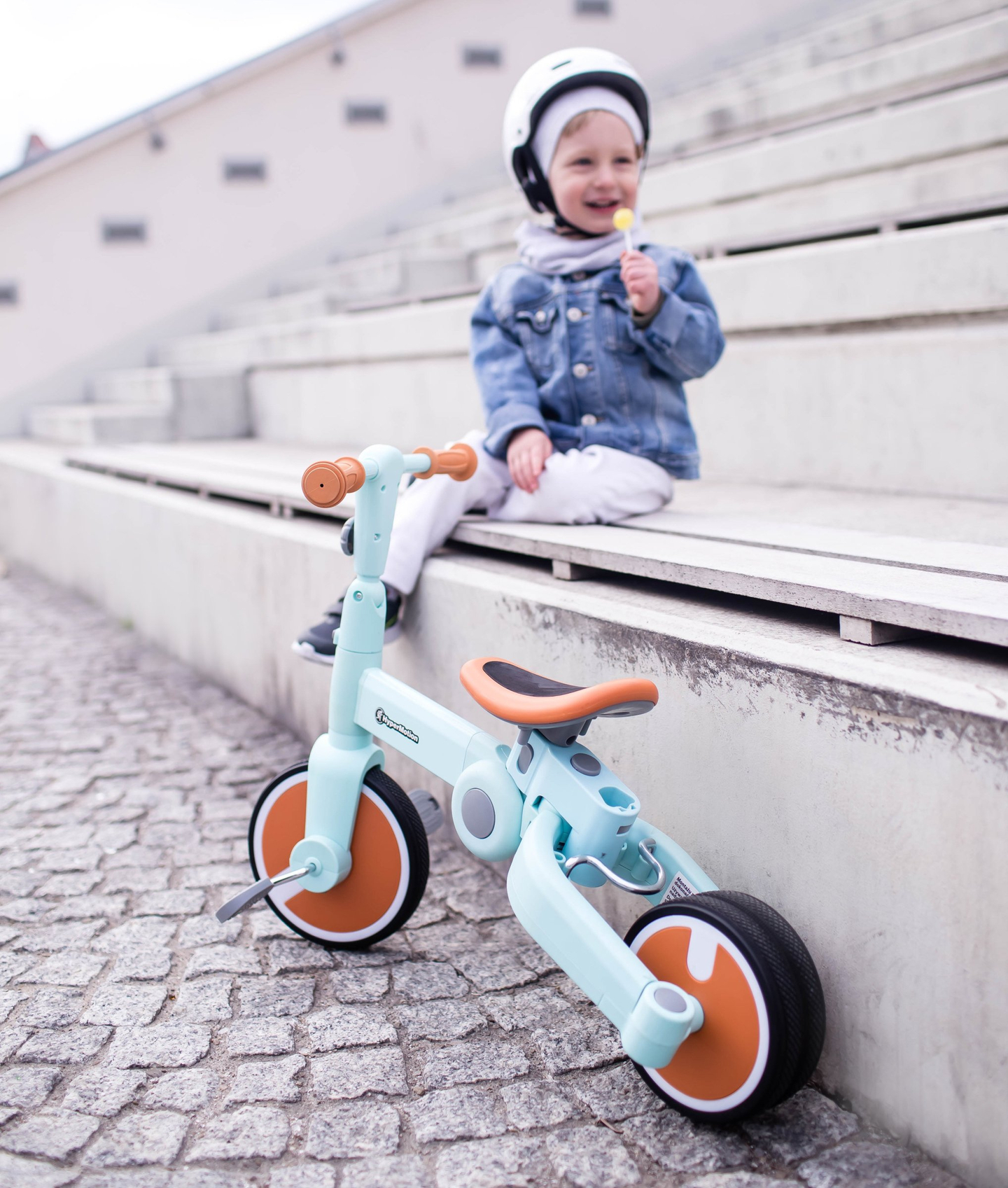 Tobi ROCKET - Tricycle enfant, vélo de randonnée, pilote - pousseur - 5in1 de HyperMotion