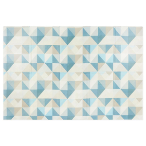 Tapis pliant double face en mousse 180 x 120 x 1cm - Cosmos/Triangles géométriques