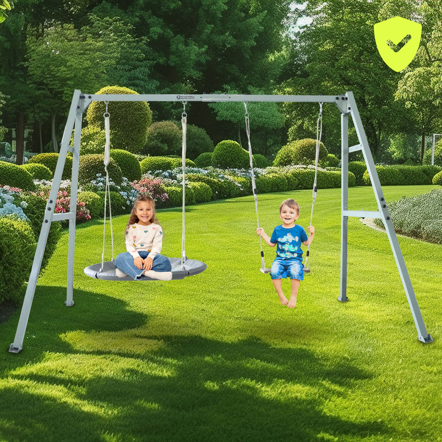 Cadre en acier pour balançoire de jardin ou hamac