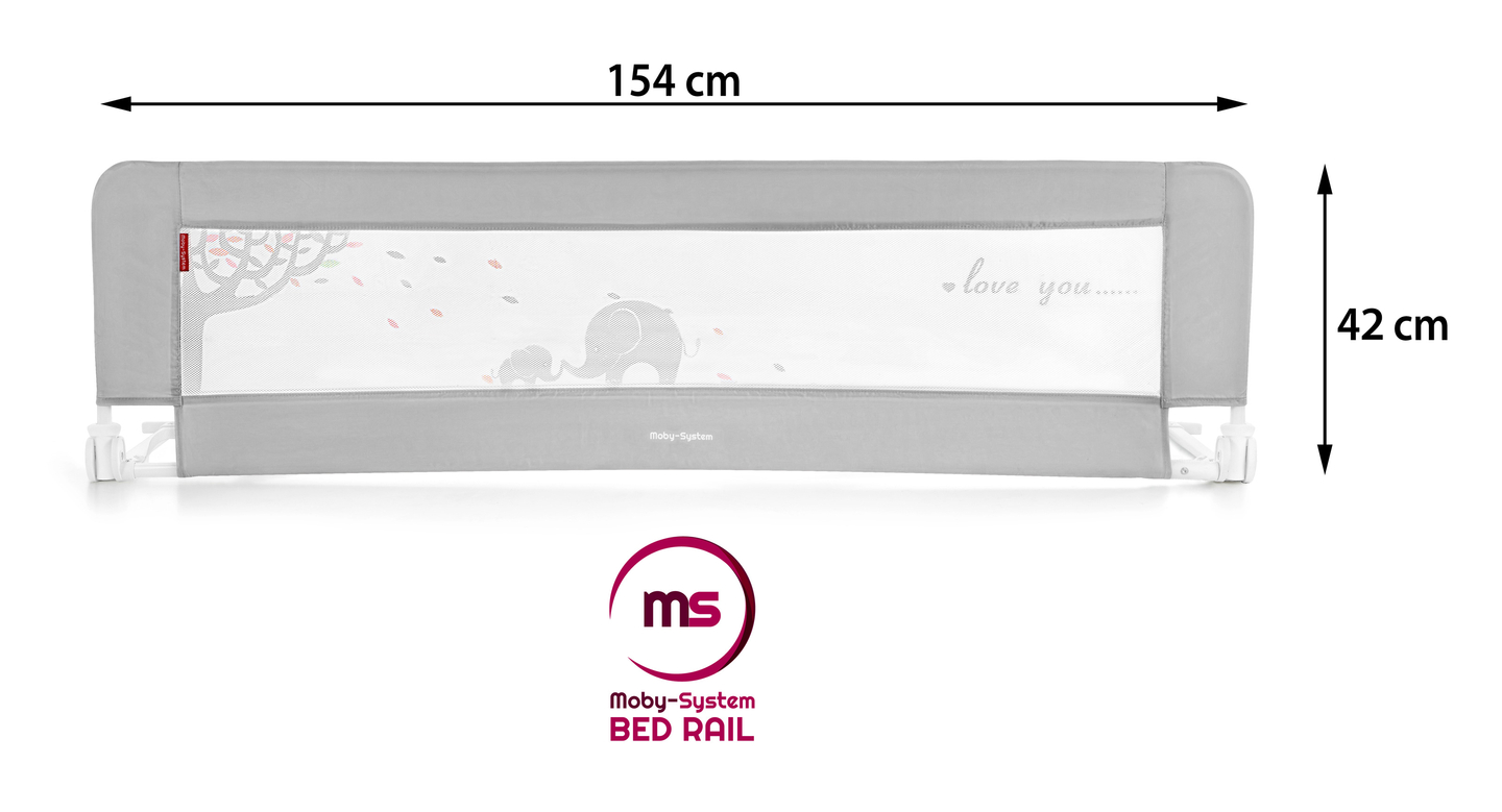 Barrière de sécurité pour lit - Barrière de lit - Gris