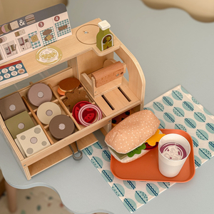 Sandwicherie en bois - restaurant