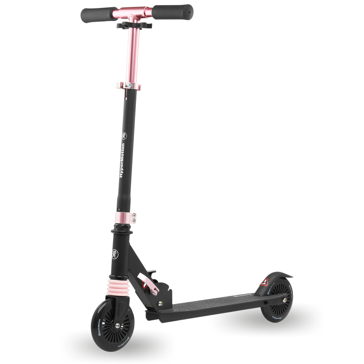 Scooter à deux roues avec amortisseur WALLY 4-9 ans à partir de HyperMotion noir-rose
