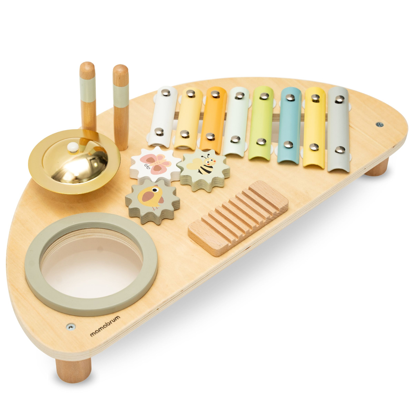 Centre musical en bois pour enfants - table éducative
