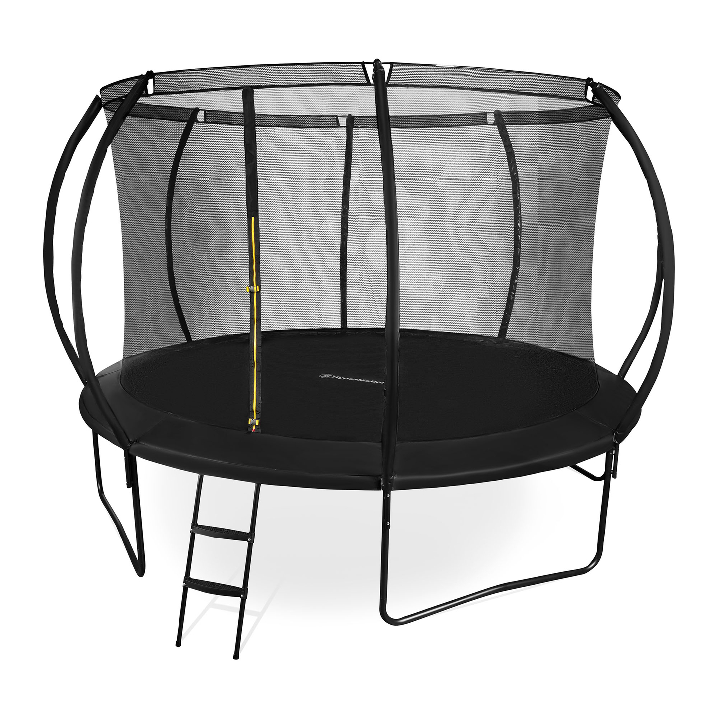 Trampoline de jardin XXL pour enfant HyperMotion - 366 cm 12FT - avec échelle et filet intérieur - pour maison et jardin - 150kg max