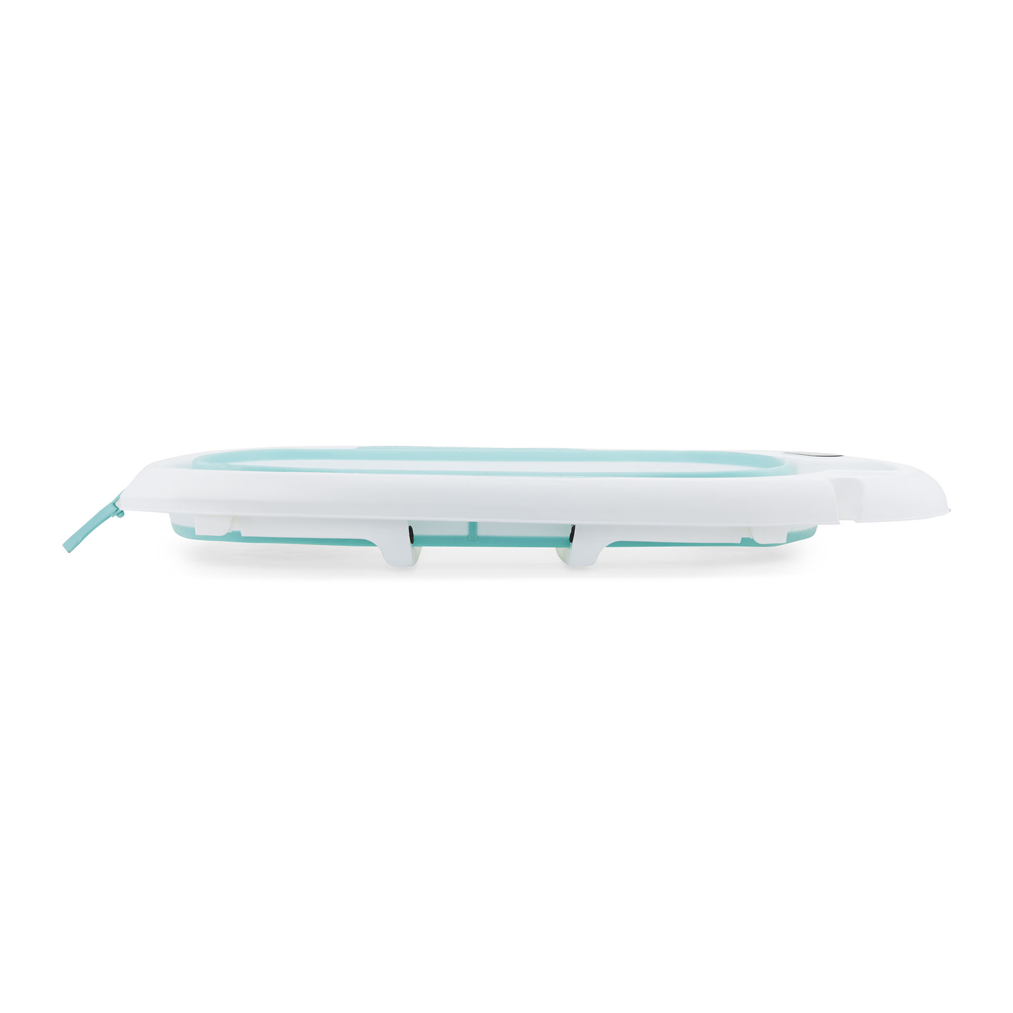 Baignoire pliante pour bébé avec thermomètre, insert et support - couleur menthe
