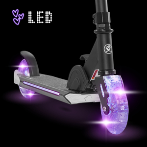 Scooter à deux roues avec éclairage LED pliable - HyperMotion Ice Flash