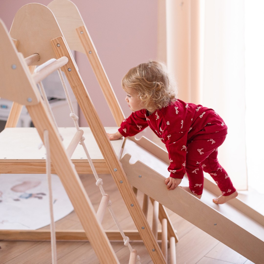 Aire de jeux en bois XL 5in1