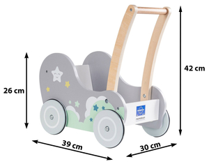 Marcheur pour poussette en bois
