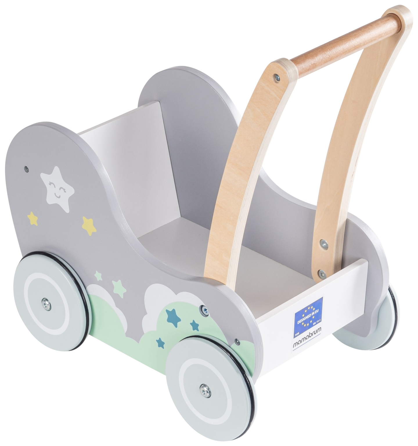 Marcheur pour poussette en bois