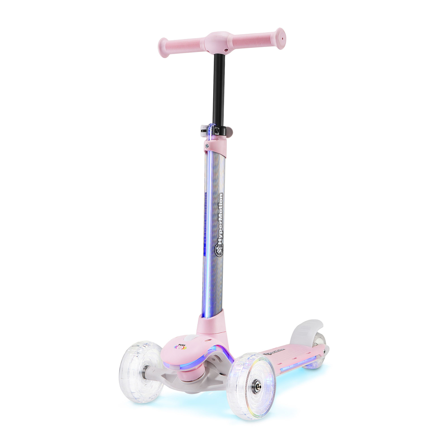 Trottinette d'équilibre HyperMotion BECKY - Éclairage LED RGB, rose