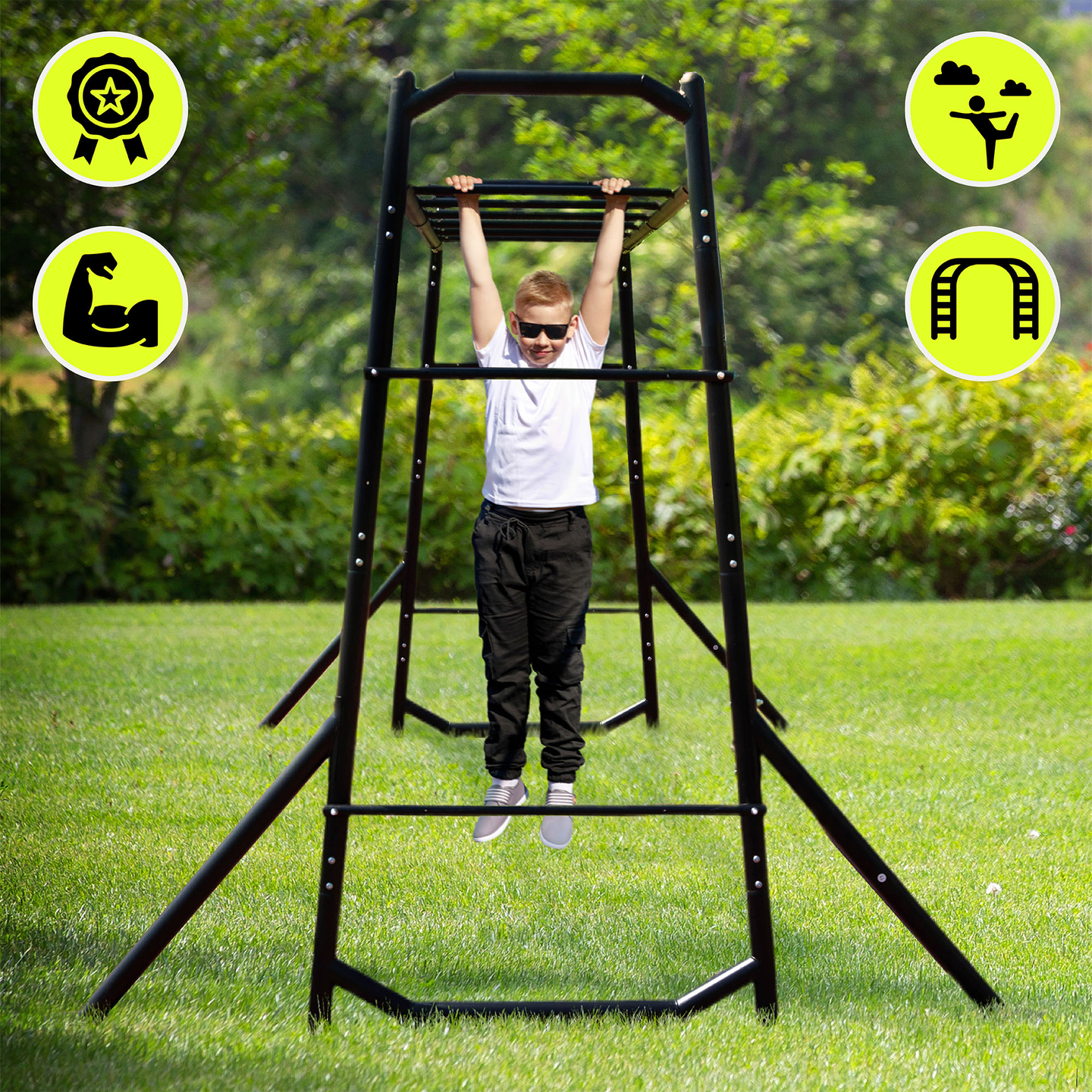 Échelle de gymnastique de jardin en métal