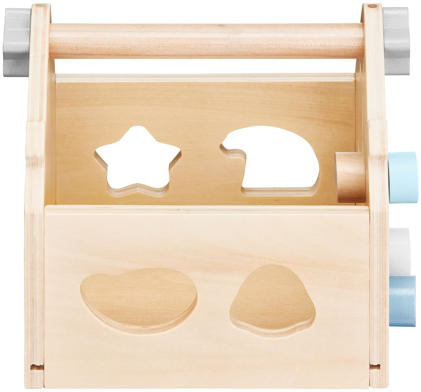 Trieur - maison éducative en bois avec des blocs