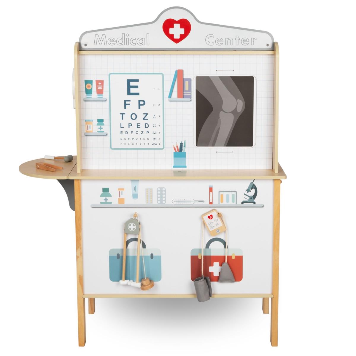 Cabinet médical en bois hôpital XXL - Set de médecin avec accessoires