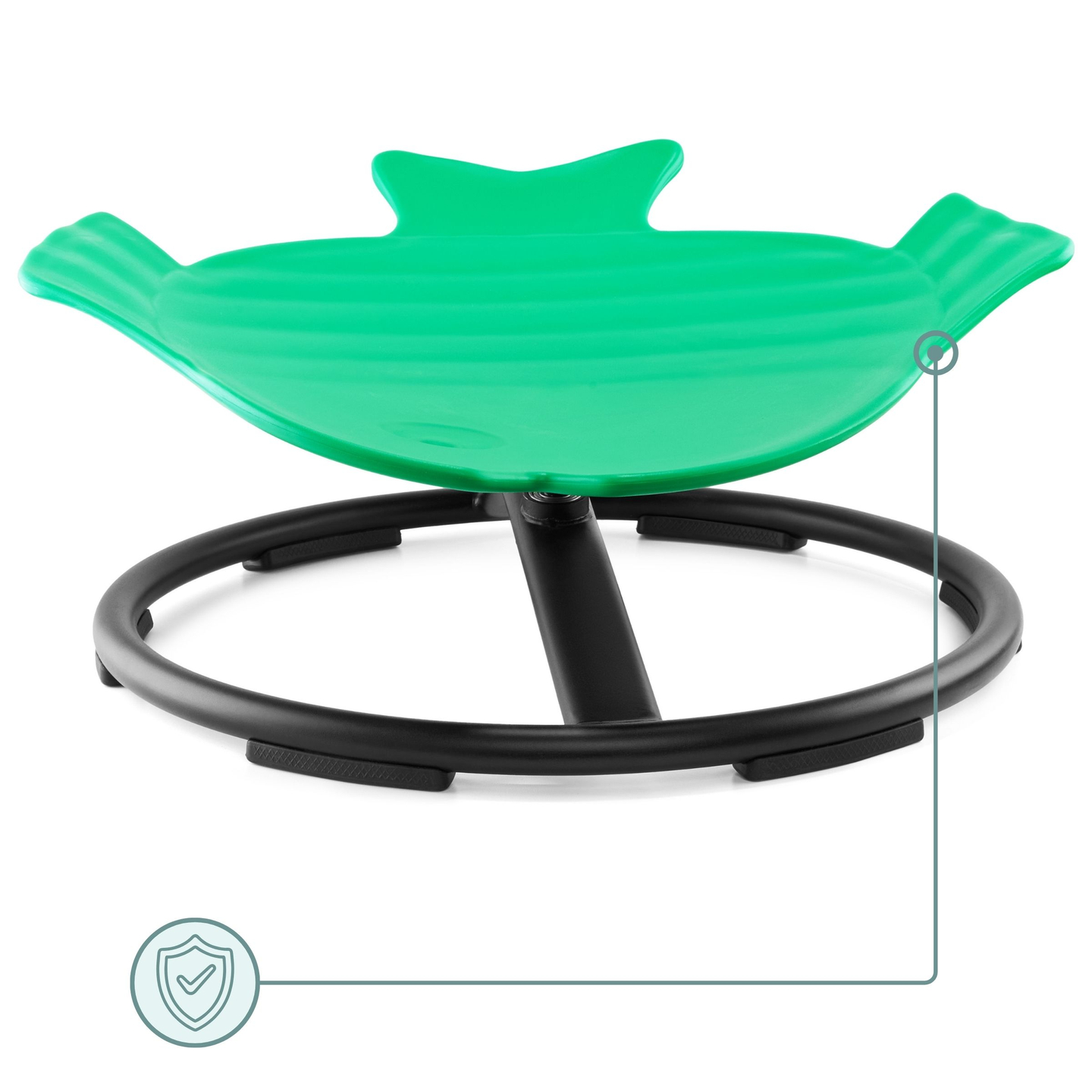 Mini carrousel pour enfants Poisson - couleur vert