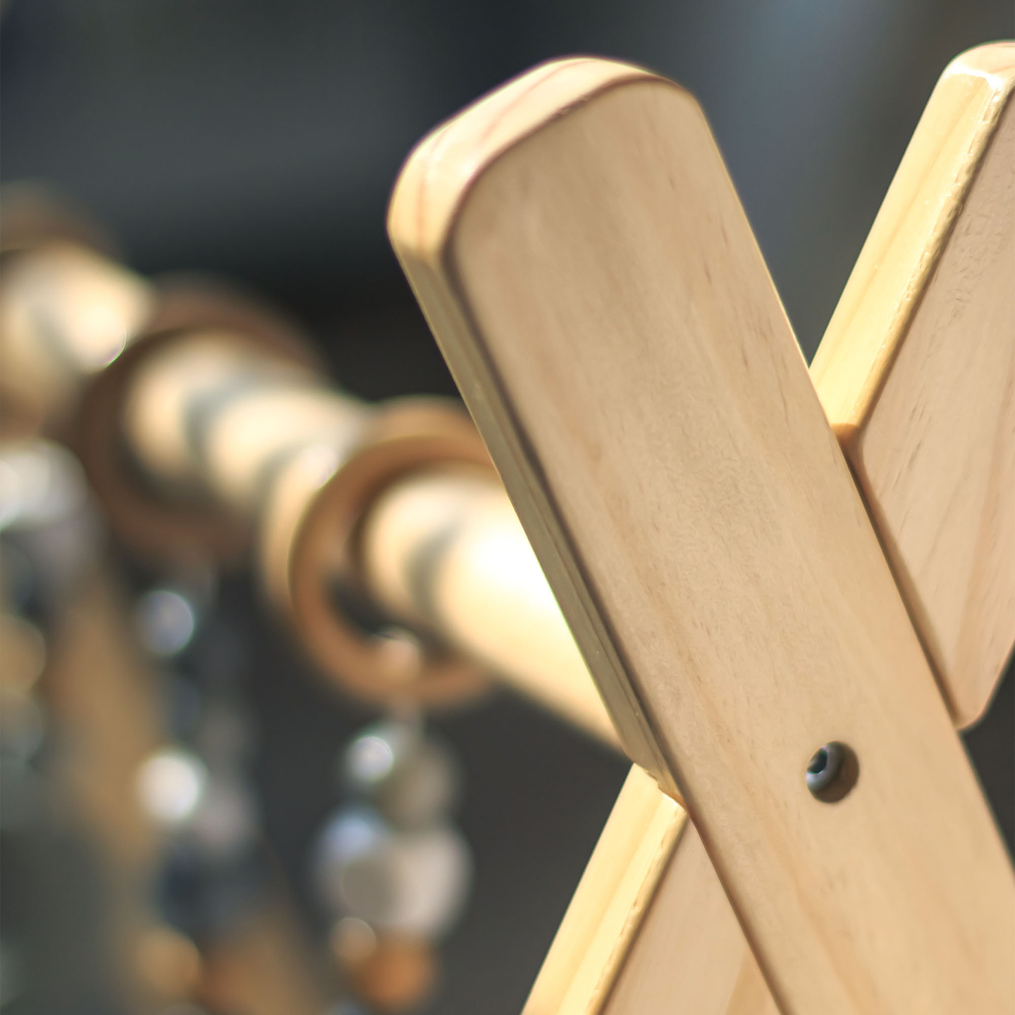 Support éducatif en bois Baby Gym - couleur grise