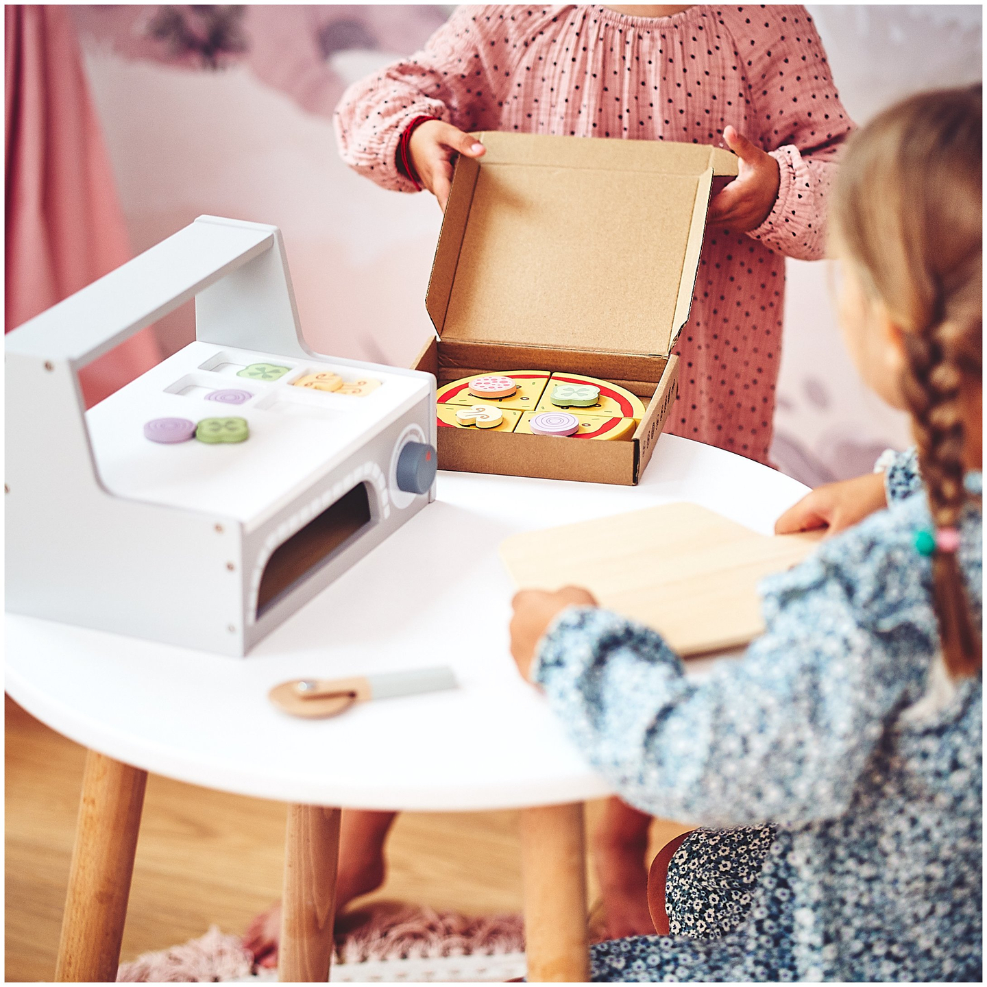 Set de cuisson pour pizza en bois