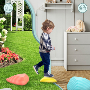 Pierres d'équilibre colorées - 11 pièces