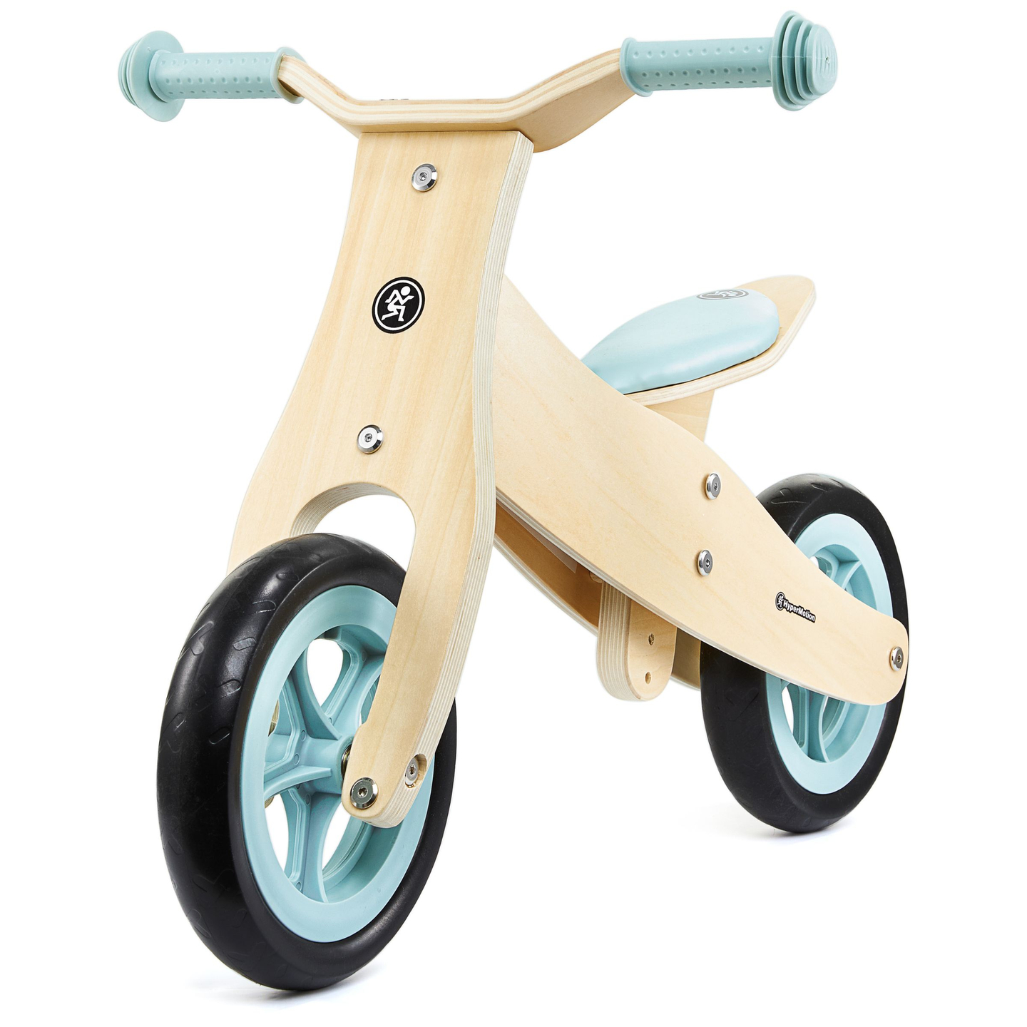 Tricycle et draisienne en bois 2en1 - HyperMotion PERCY - bleu