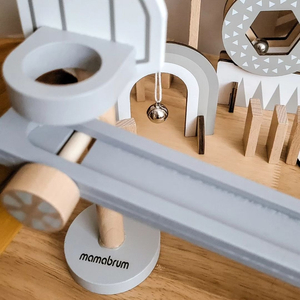 Blocs de dominos en bois - parcours d'obstacles - 48 éléments